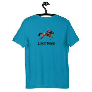 Full color mounted shooting rider on an adult tshirt - Image 11