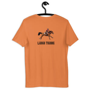 Full color mounted shooting rider on an adult tshirt - Image 17