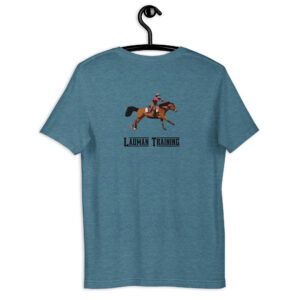 Full color mounted shooting rider on an adult tshirt - Image 8