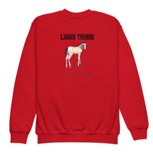Wild Foals and Kids Youth crewneck sweatshirt - Image 4